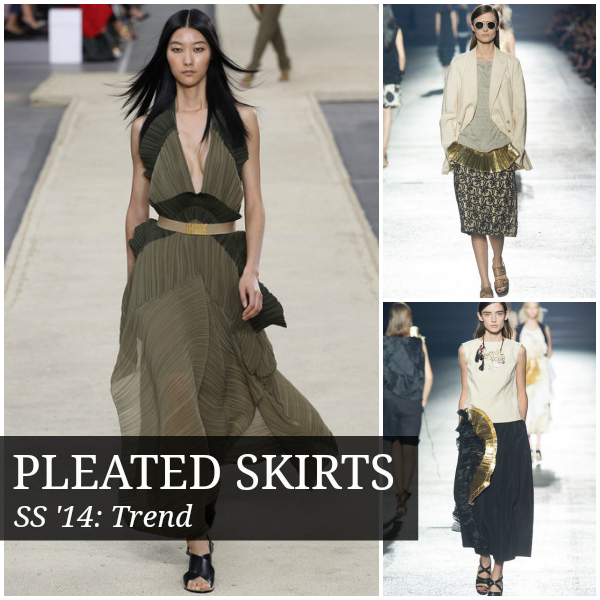 Brad Goreski Spring 2014 Trend Pleated Skirts