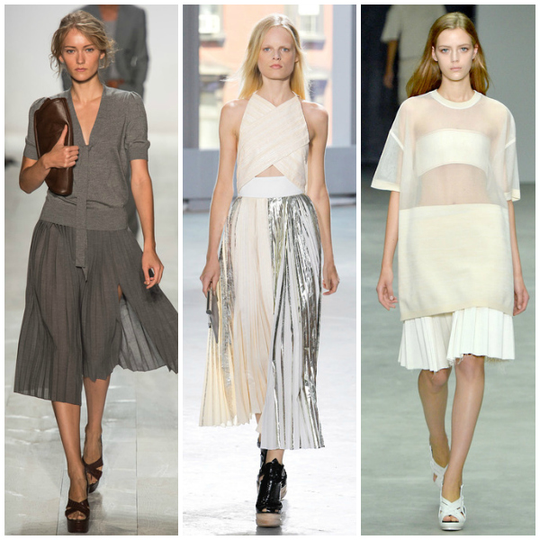 Brad Goreski Spring 2014 Trend Pleated Skirts