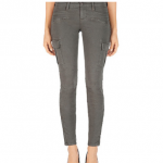 J Brand Army Green Skinny Cargo Pants:
These are a great alternative to your blue jeans. They go with everything! Try them with a denim shirt and your new car coat for a cute day look. For night, your fave tee and tuxedo jacket and a pair of heels.