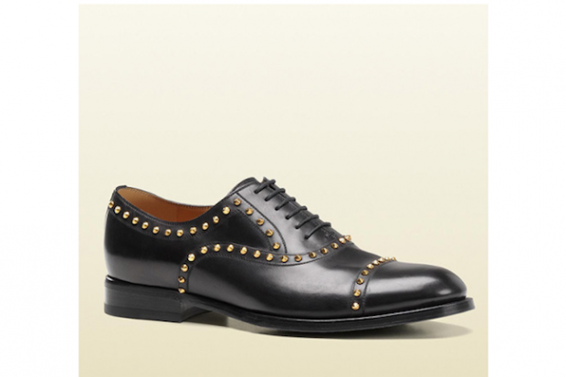 Studded Lace Up Oxford:
You don't have to sacrifice fashion for comfort. The lace up oxford is the new ballet flat. Try it with jeans or cute dress. The studs give it an added bit of edge.